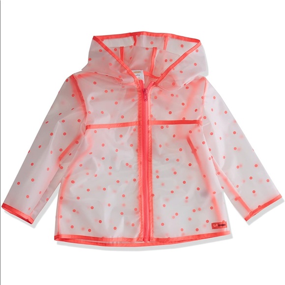Gymboree polka dot infant rain coat - size 0/3 - Picture 1 of 10